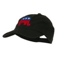 thumbnail image 2 of Republican Elephant USA Embroidered Pet Spun Cap - Black OSFM, 2 of 5