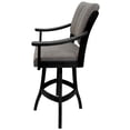 thumbnail image 3 of Tobias Designs Casa 26" Swivel Wood Counter Stool in Mojave Gray, 3 of 3