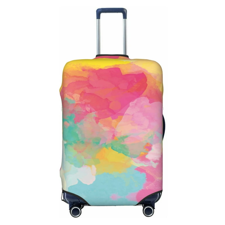 hand painted painted suitcases