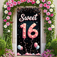 thumbnail image 6 of Yatrandify Marquee Lights Sweet 16 Birthday Milestone Banner Red Balloons Celebration for Birthday Party Indoor Decoration Photo Shoot, 6 of 7