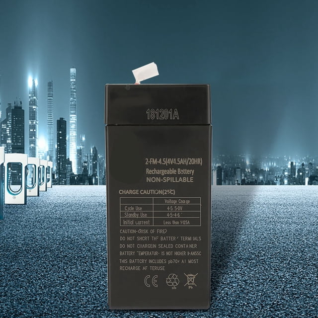 4V 4.5Ah Rechargeable Battery, Long Service Life 3-4 Years Quick Charging, with Excellent Overcharge Endurance, for Electronic Scales Instrumentation Toy Cars