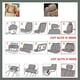 thumbnail image 5 of Juego de fundas de asiento de coche Ajuste universal La mayoría de las fundas de coches con detalle de pista de neumático Estilo Protector de Ventana automotriz 2 fundas para asientos delanteros, 5 of 6