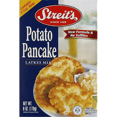 Streit's Potato Pancake Latkes Mix, 6 oz, (Pack of (Best Recipe For Sweet Potato Pancakes)