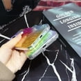 thumbnail image 6 of Colorful Gradient Feather Pattern Holographic Laser Compatible with iPhone Case (Colorful,iPhone 15 Plus), 6 of 6