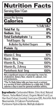 Angry Angel Tropical Energy Drink - (12 count) 12 oz Cans with CoQ10 + Important Vitamins & Minerals