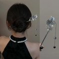 thumbnail image 1 of 2024 nuevo estilo chino mariposa flor borla palo de pelo para mujeres Vintage Metal Hanfu palillos para el cabello accesorios para el cabello, 1 of 5
