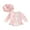 Pink, variant on Bagilaanoe Toddler Baby Girl One-Piece Swimsuit Flower Print Long Sleeve Zipper Rashguard Swimwear + Sun Hat 6M 9M 12M 18M 24M 3T Kids Ruffle Bathing Suit