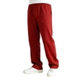 thumbnail image 7 of Shachafan Boy's Girls Baggy Sweatpants Straight Leg Open Bottom Casual Pants Elastic Waist Athletic Joggers Sweat Pants With Pockets with The Boys, 7 of 7