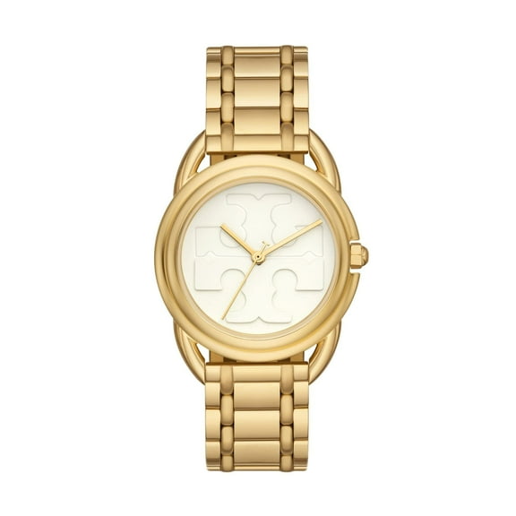 Tory Burch Women's The Miller Gold-Tone Stainless Steel Bracelet Watch 32mm TBW7220