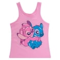 thumbnail image 3 of Disney Lilo & Stitch Girls 2 Piece Tank Top and Shorts Set  Gradient Rhinestone Graphic Summer Outfit, 3 of 18