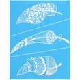 thumbnail image 1 of 1 Sheet of Mesh Screen Stencil Silk Screen Printing Stencil Decorative Silk Screen Stencil Washable Stencil, 1 of 4