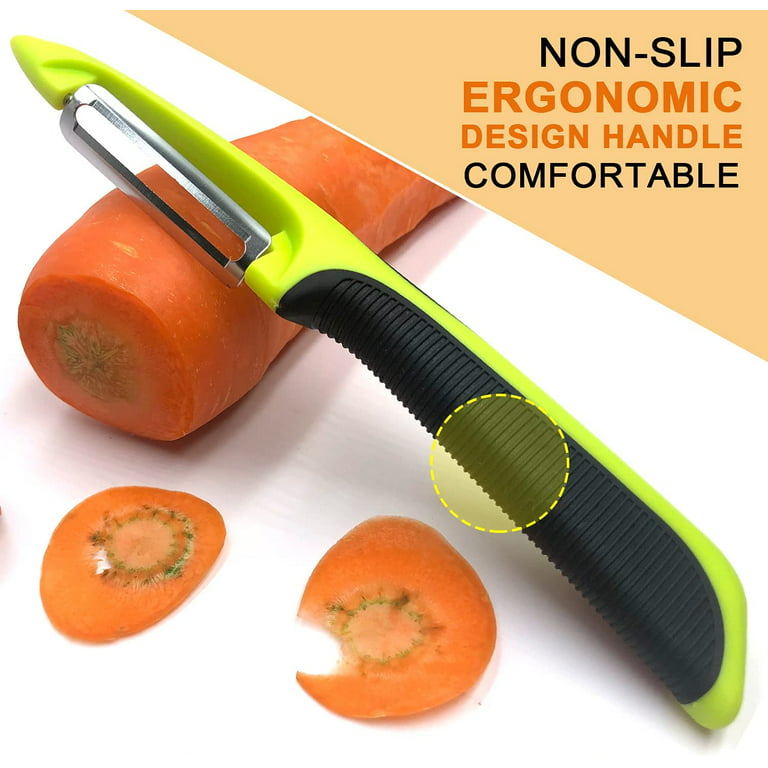Comfortable Ergonomic Vegetable Peeler with Handle Stainless Steel