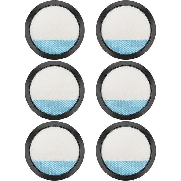 6 Pack 18V ONE   Cordless Pet Stick Vacuum Filter for Ryobi, PCL720, PBLSV716, PBLSV717 Stick Vacuum, Reusable Washable Filters, Compare to Part A32SV720N,