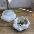 thumbnail image 2 of Hand Shape Cement Flower Pot Two-hand Concrete Silicone Mold Hand Storage Dish Ashtray Mirror Silicone Mold Jewelry Tray Mold, 2 of 10
