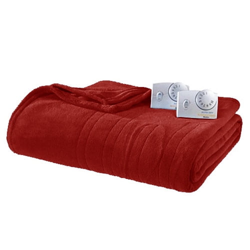 Biddeford MicroPlush Analog Electric Heated Blanket Twin Full Queen