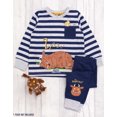 thumbnail image 2 of Gruffalo & Friends Boys Blue Long Sleeve Long Leg Pyjama Set, 2 of 7