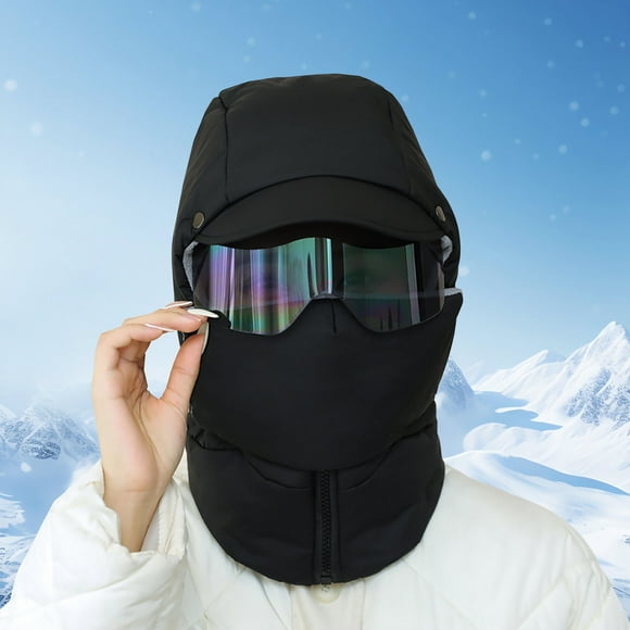 Windproof Coverage Outdoor Riding Mask With Glasses Face Mask Winter Windproof Hat