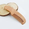 thumbnail image 6 of Baby Hair Brush & Comb Set Wooden Handle Baby Round Hair Brush Natural Goat Bristle Cradle-Cap Brush for Toddler Infant, 6 of 12