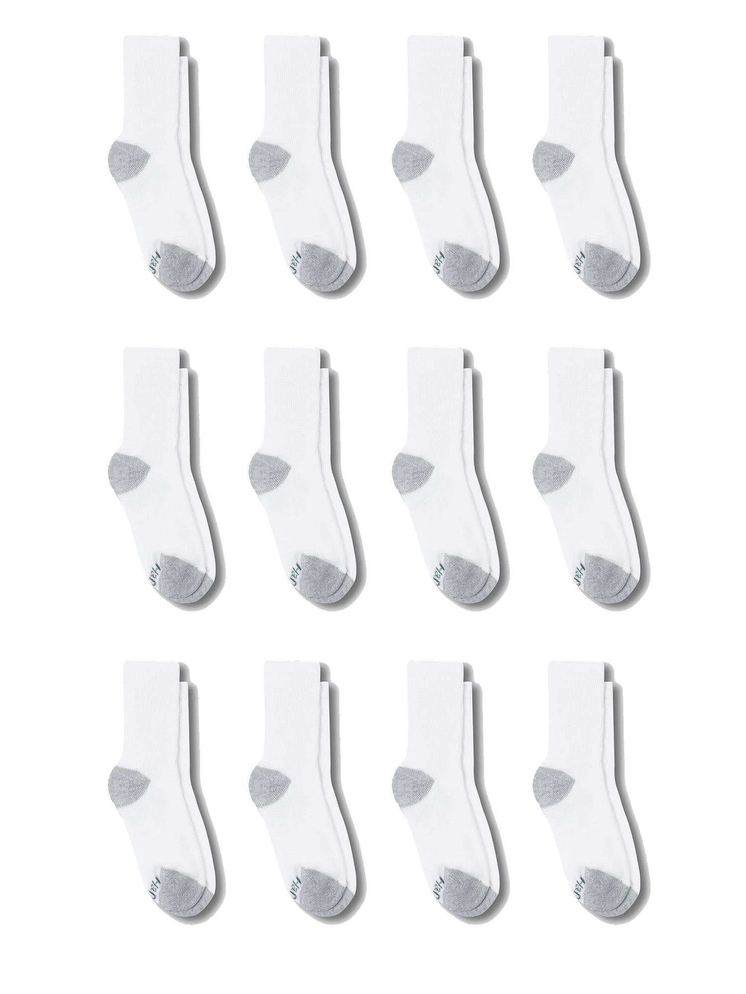 Cushion Crew Socks, 12 Pairs (Little Boys & Big Boys)