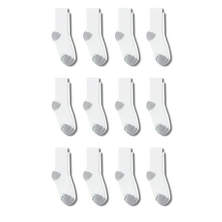 Cushion Crew Socks, 12 Pairs (Little Boys & Big Boys)