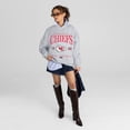 thumbnail image 3 of Women's Gameday Couture Ash Kansas City Chiefs Instant Classic Oversized Premium Drop Shoulder Sweatshirt, 3 of 5