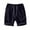 Navy, variant on NAFUU Mens Shorts Casual Athletic Shorts With Pockets Mens Corduroy Shorts Solid Color Elastic Waist Summer Beach Shorts Comfy Bottoms Pants