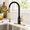 Black and Gold, variant on Matte Black Touchless Kitchen Faucet with Sensor and Soap Dispenser