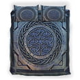thumbnail image 1 of Juego de Cama Vikingo, Triquetra El Nudo Celta con Funda Nórdica con Dibujo Vikingo, 1 of 4