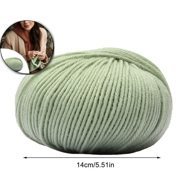 Dvruxg Wool Yarn for Knitting – Medium-Thick Hand-Woven Yarn for Scarves, Hats, Sweaters