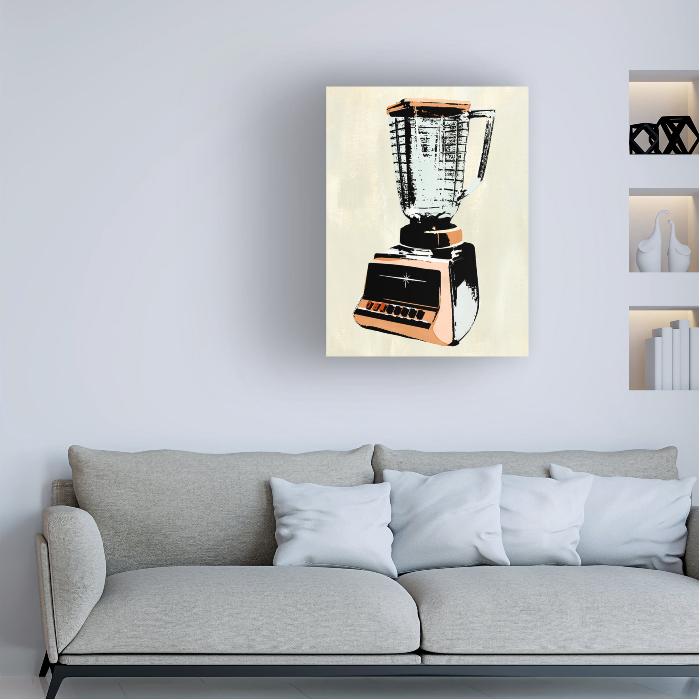 Annie Warren 'Retro Kitchen Appliance I' Canvas Art