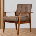 thumbnail image 1 of Sillon Individual de Vinipiel moderno Jacof color Gris Claro, 1 of 5