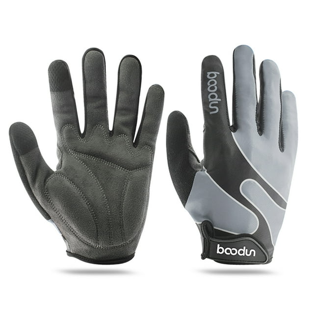 Amdohai Cycling Mittens Full Finger Touchscreen Outdoor Sport Pad Breathable Lightweight for Riding Lifting Climbing