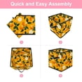 thumbnail image 6 of RATGDN Collapsible Fabric Cube Storage Bin with Double Handles for Living Room Bedroom Office Black - Orange Juice Fruit, 6 of 7