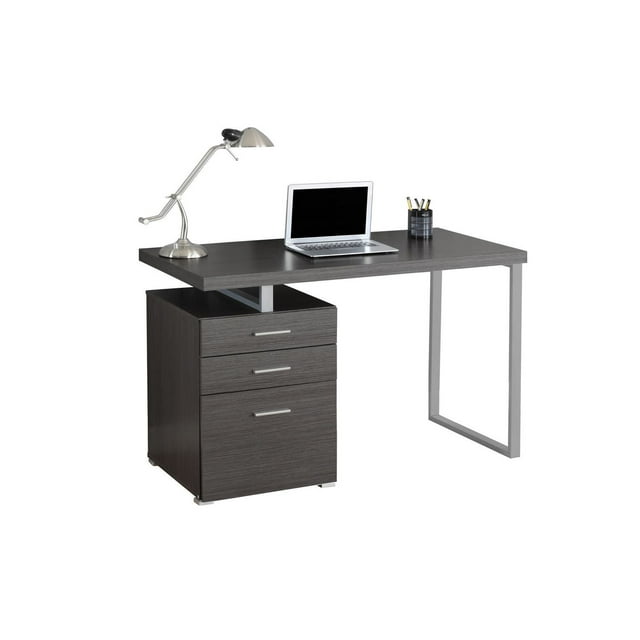 Bureau d’ordinateur Monarch Specialties en gris