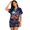 Navy1, variant on Halloween Pajamas Halloween Graphic Short Sleeve Pajamas for Women Set