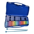 thumbnail image 1 of 25 Notes Glockenspiel Xylophone Hand Knock Xylophone Percussion Rhythm Musical Teaching Instrument with Case 2 Mallets for, 1 of 7