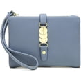 thumbnail image 4 of Tool Bag Blue Women's Wallets Small Rfid Bifold Wristlet Ladies Wallets For Coin Purse With Wrist Strap, 4 of 5