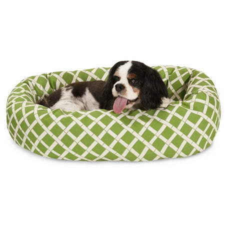 UPC: 0788995540038 | Majestic Pet Bamboo Sherpa Bagel Dog Bed Machine Washable Sage Small 24  x 19  x 7