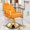 Orange, variant on Baasha Brown and Gold Salon Chair, Comfortable Stylist Chair with Memory Cushion, Premium Black Salon Chairs for Hair Stylist, 360°Swivel Hydraulic Hair Chairs, Weight Capacity 330 lbs