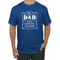 thumbnail image 1 of Wild Bobby, No. 1 Dad Genuine Legend Father's Day Men's Tee, Royal, XX-Large, 1 of 6