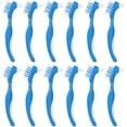 thumbnail image 1 of Ensemble de 12 Brosses à Dents Rigides pour Dentiers, 1 of 5