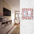 thumbnail image 5 of Yayeee Rocker Switch Wall Plate 3-Gang 6.5"x4.6" Home Decorative Outlet Cover, Cherries Pattern, 5 of 6