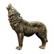 thumbnail image 5 of Estatuilla nórdico para manualidades, estatua de animales coleccionables, escultura de adorno de moda de resina para decoración de gabinete de Dorado Baoblaze Escultura de estatuilla de lobo, 5 of 8