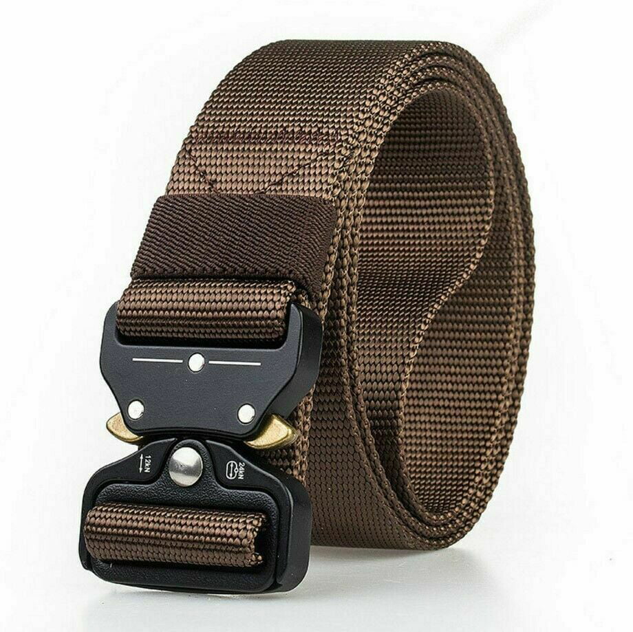 Outdoor Army Military Tactical Camo Belt Mens Safety Nylon Male Combat Waistband 
