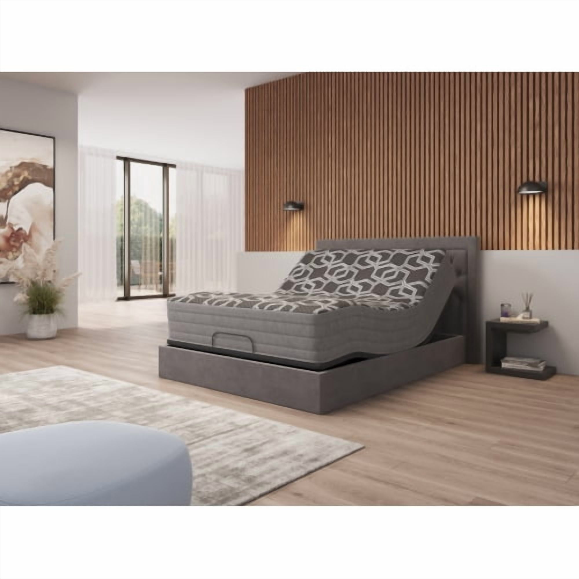 Anykoon 12" Smooth Top Hybrid Medium Plush Twin XL Mattress,Ice Cover and 2" of Elate Visco,Foam is CertiPur-US