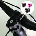 thumbnail image 3 of stanreset Potence de Guidon de Vélo Alliage Haute Résistance Composants de Route Pièces Accessoires Équipement de Conduite Résistant à l'Usure Raccords de Descente Rose Argent, 3 of 7
