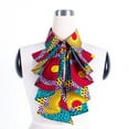 thumbnail image 2 of XIAOHUAGUA Fashion African Print Ankara Tie for Women Triangle Ankara Fabric Cravat Necklace Tie, 2 of 5