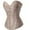 Beige, variant on Babysbule Womens Shapewear Womens Vintage Gothic Party Floral Lace Up Slim Corset Bustier Tube Tops