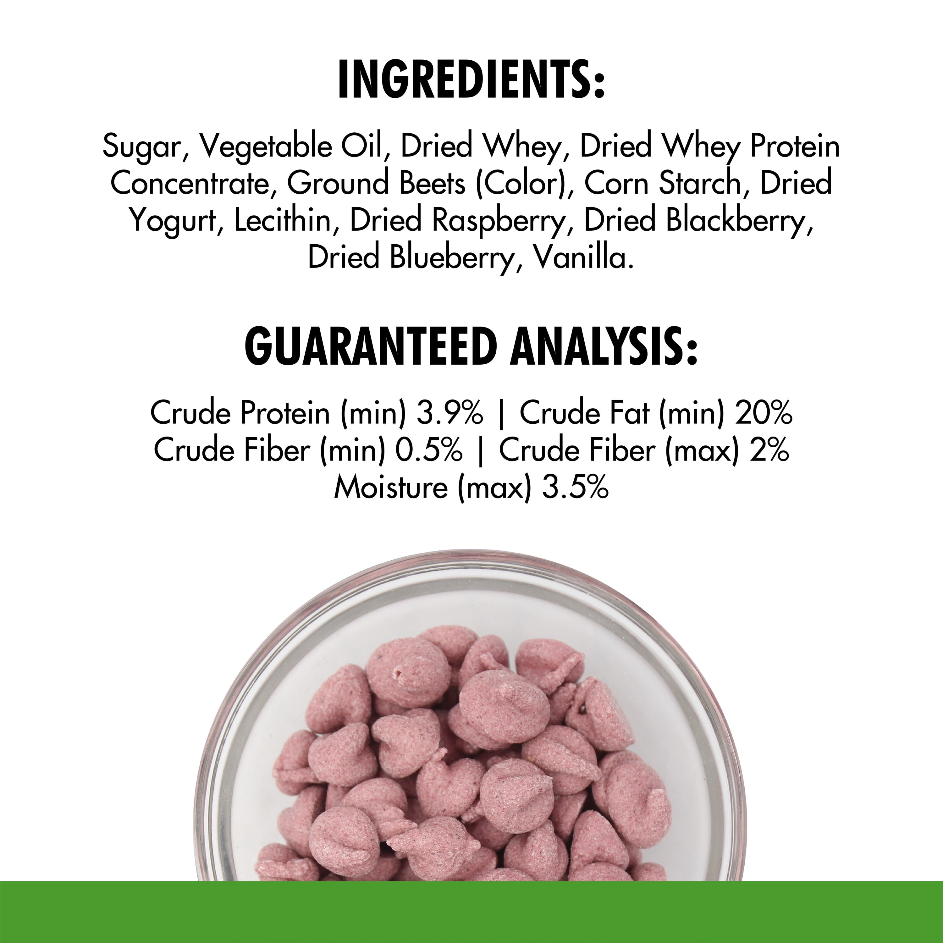 (4 pack) MENU Mixed Berry Drops - Treat for Pet Rabbits, Guinea Pigs, and Hamsters, 3.0 oz