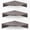 Grey, variant on Grey Corner Floating Shelves Set of 3 Wall Mounted Storage and Display Unit